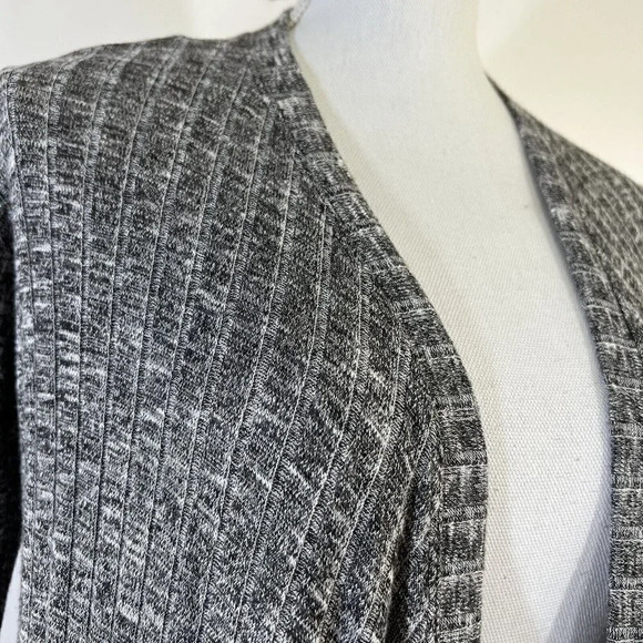 American Eagle Gray Open Duster Cardigan Sweater Soft Long Sleeve Small - Picture 5 of 6